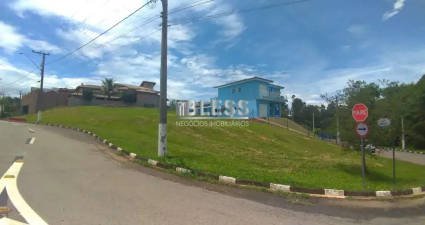 TERRENO DE ESQUINA À VENDA NO RESIDENCIAL DOS LAGOS - ITUPEVA - PROJETO ARQUITETÔNICO PRONTO - TC00116