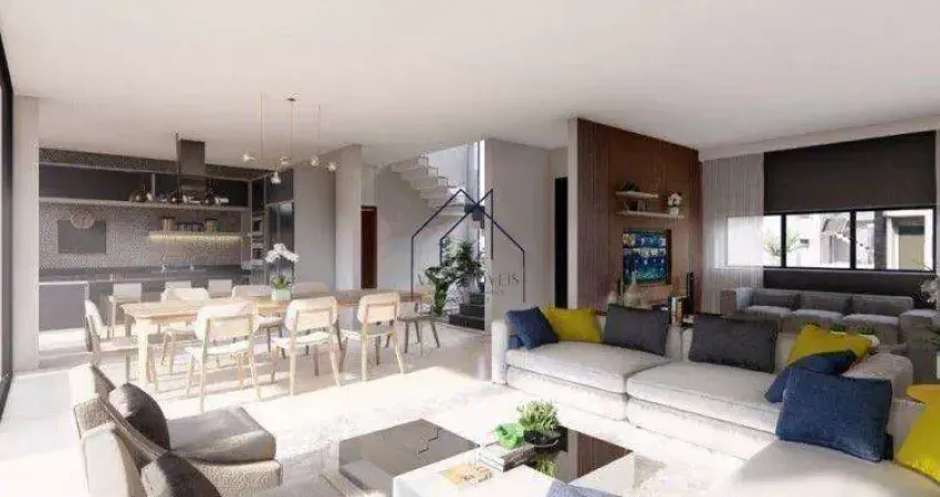 Sobrado à venda em São Paulo, Campo Belo, com 4 suítes, com 435 m²