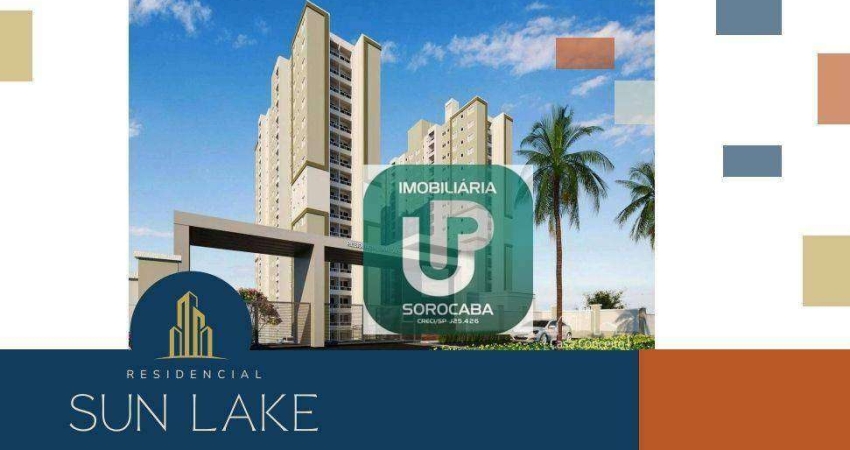 Apartamento com 2 dormitórios à venda, 49 m² por R$ 286.000 - Residencial Sun Lake - Sorocaba/SP