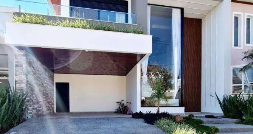 Sobrado com 3 dormitórios à venda, 269 m² por r$ 3.400.000,00 - condomínio ibiti royal park - sorocaba/sp