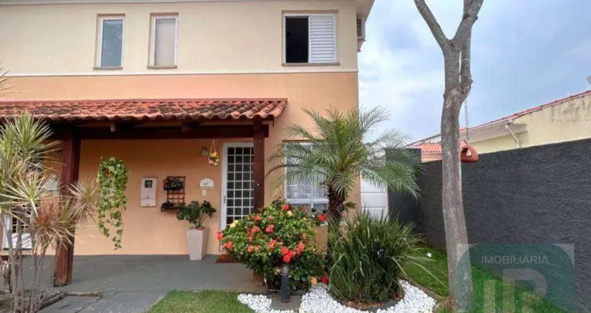 Sobrado com 2 dormitórios para alugar, 68 m² por r$ 3.343,12/mês - condomínio villa flora - votorantim/sp