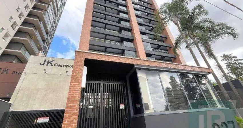 Apartamento com 1 dormitório à venda, 67 m² por r$ 730.000,00 - edifício jk campolim - sorocaba/sp