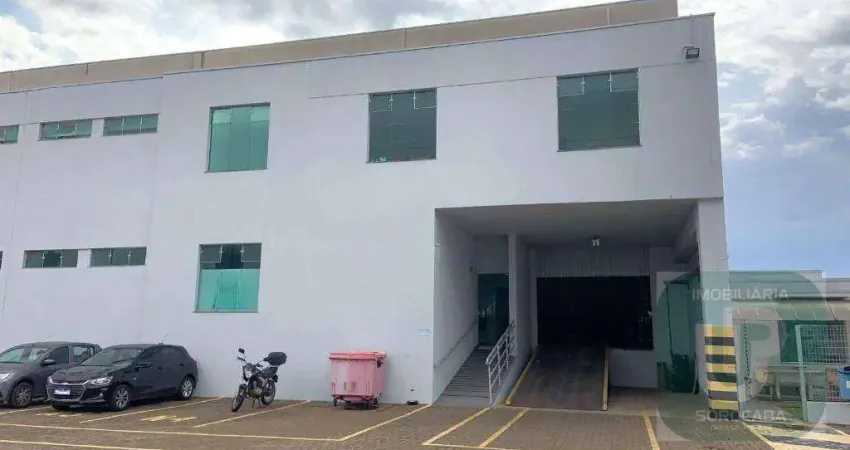 Galpão para alugar, 1301 m² por r$ 34.567,00/mês - iporanga - sorocaba/sp