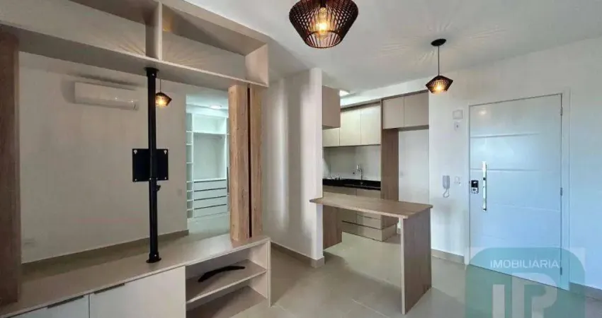 Apartamento com 1 dormitório para alugar, 47 m² por r$ 3.766,22/mês - mandarim campolim patriani - sorocaba/sp