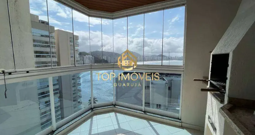 Apartamento com Vista para o Mar e Varanda Gourmet no Guarujá