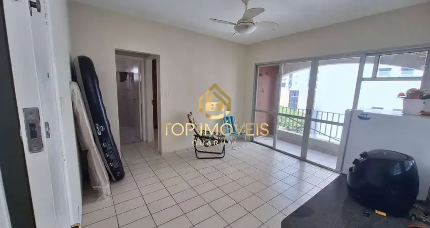 Apartamento 1 dormitório claro e arejado na praia de Pitangueiras