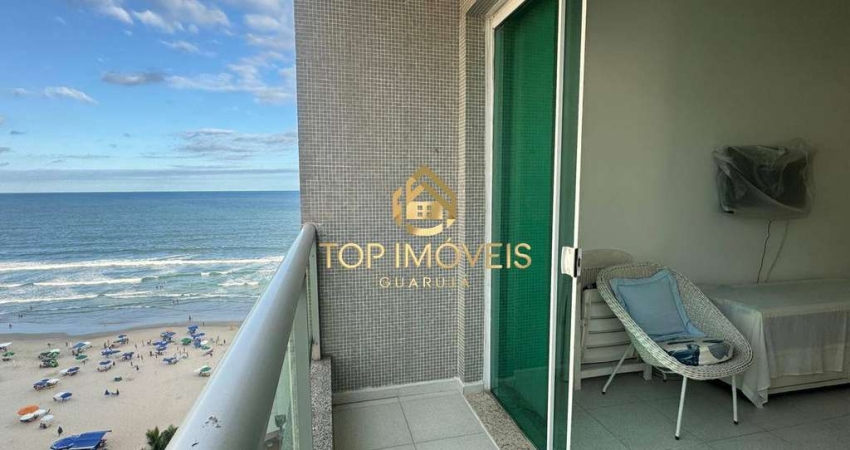 Apartamento com varanda e Vista para o Mar Praia de Pitangueiras Guarujá/SP