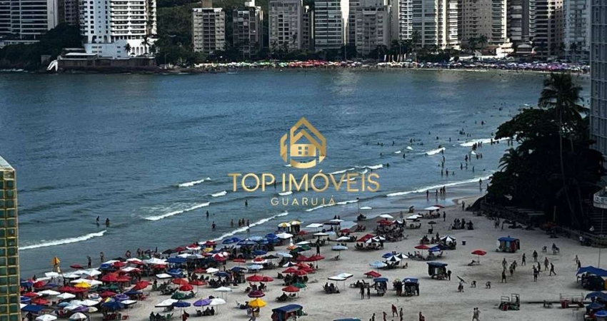 Apartamento com Varanda e Vista para o Mar - Pitangueiras Guarujá SP