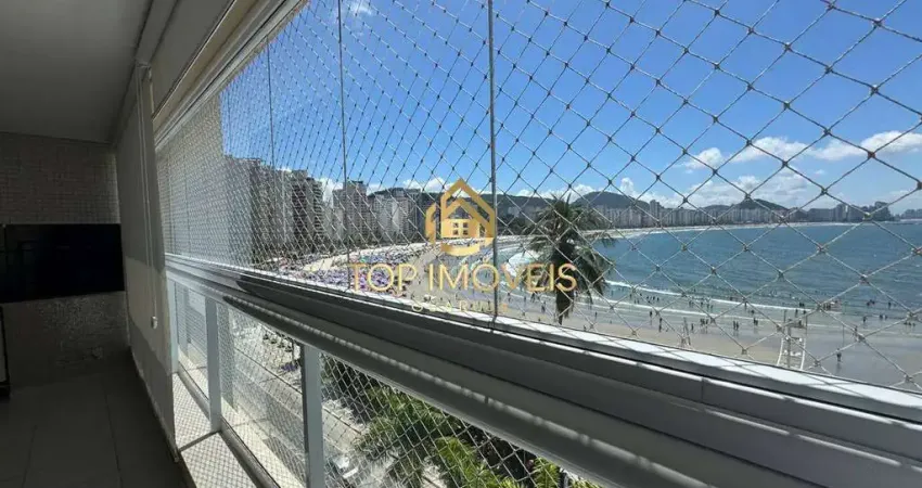 Frente Mar Total Ampla Varanda Gourmet Praia das Astúrias - Guarujá