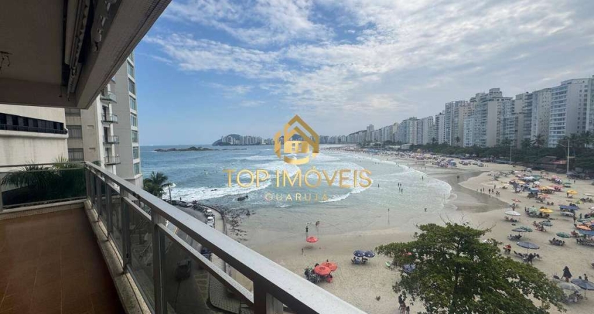Apartamento com Varanda e Vista para o Mar Praia de Pitangueiras Guarujá