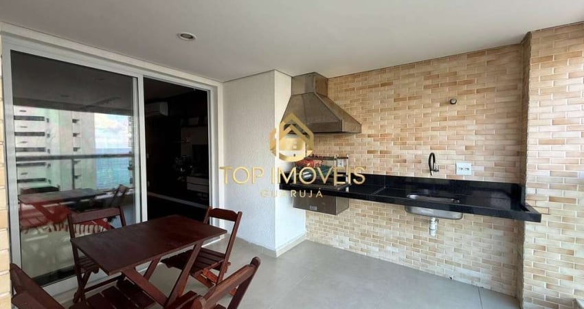 Apartamento à Beira-Mar com Vista Deslumbrante. Praia das Astúrias, Guarujá
