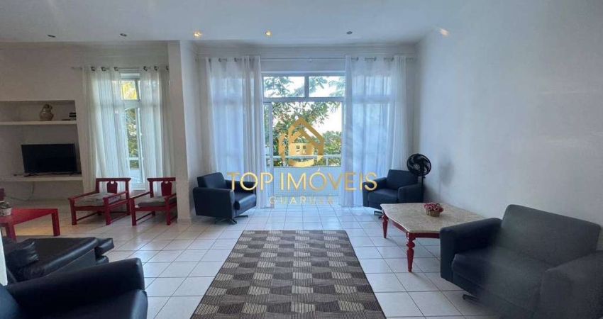 Amplo Apartamento Mobiliado Frente Mar Praia de Pitangueiras Guaruja SP
