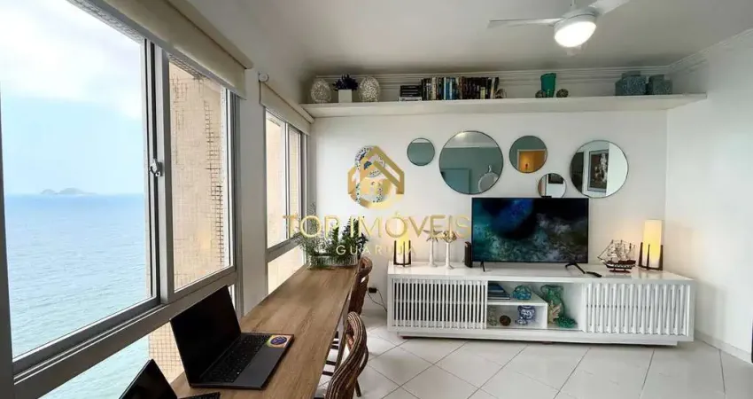 Amplo Apartamento de Frente para o Mar na Praia de Pitangueiras Guarujá SP