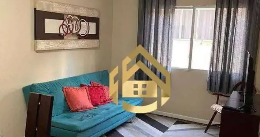 Apartamento com 1 dormitório à venda, 43 m² por r$ 235.000,00 - praia da enseada - guarujá/sp