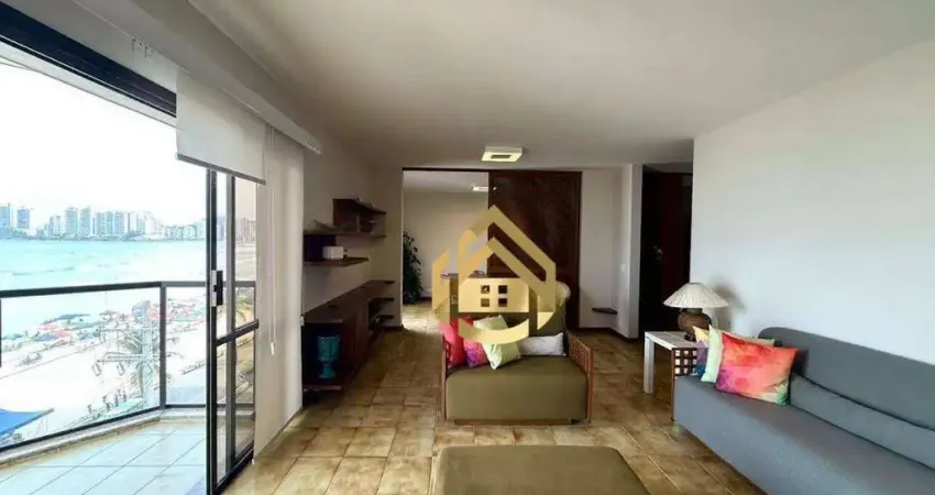 Apartamento com 4 dormitórios à venda por r$ 1.800.000,00 - praia das pitangueiras frente mar - guarujá/sp