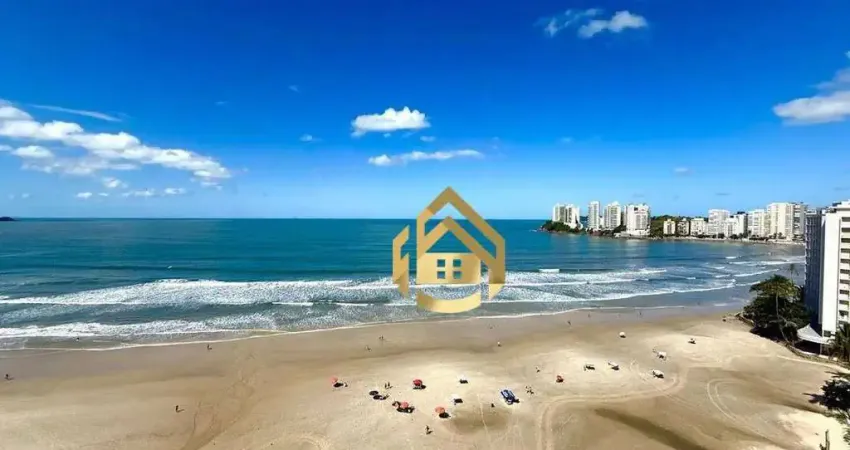 Apartamento com 3 dormitórios à venda, 110 m² por r$ 800.000,00 - praia das pitangueiras frente mar - guarujá/sp