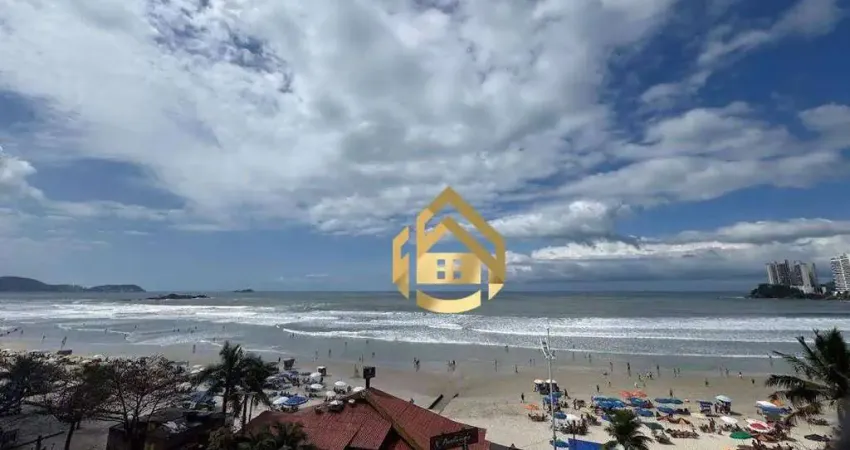 Apartamento com 2 dormitórios à venda, 69 m² por r$ 780.000,00 - praia das pitangueiras frente mar - guarujá/sp
