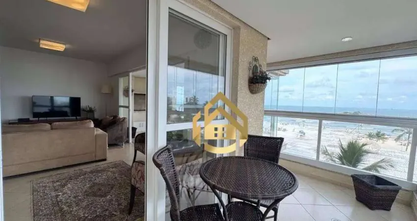 Apartamento com 4 dormitórios à venda, 178 m² por r$ 2.200.000,00 - praia das pitangueiras frente mar - guarujá/sp