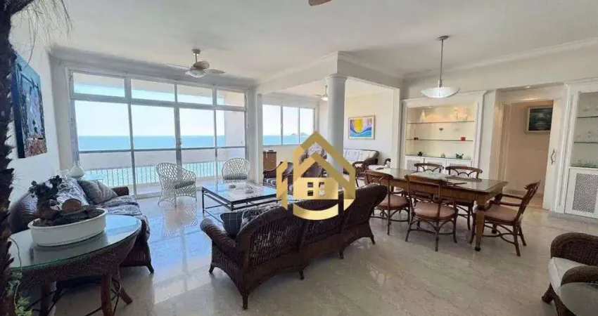 Apartamento com 5 dormitórios à venda por r$ 1.500.000,00 - praia das pitangueiras frente mar - guarujá/sp