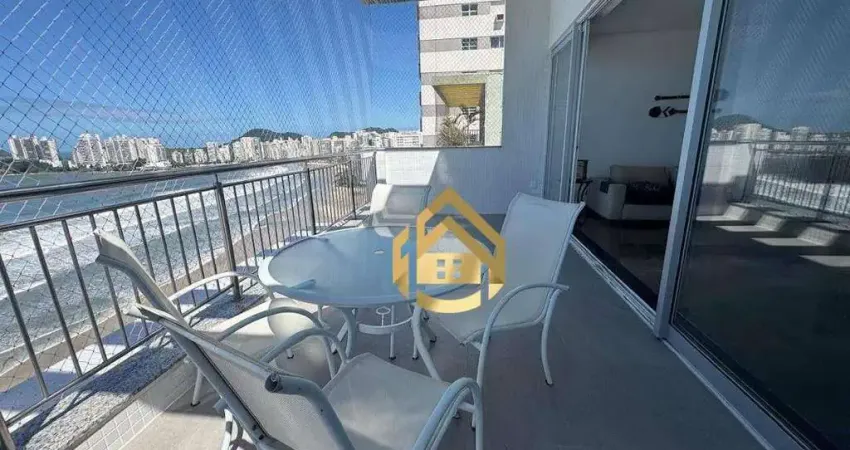 Apartamento com 3 dormitórios à venda, 119 m² por r$ 2.300.000,00 - praia das pitangueiras frente mar - guarujá/sp