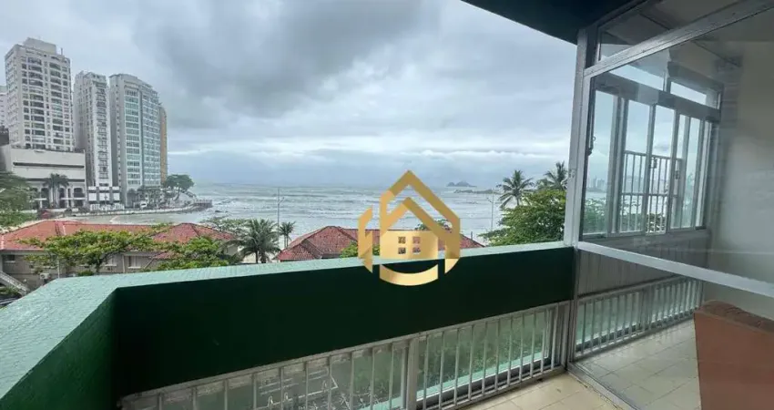 Apartamento com 4 dormitórios à venda por r$ 850.000,00 - pitangueiras frente mar - guarujá/sp