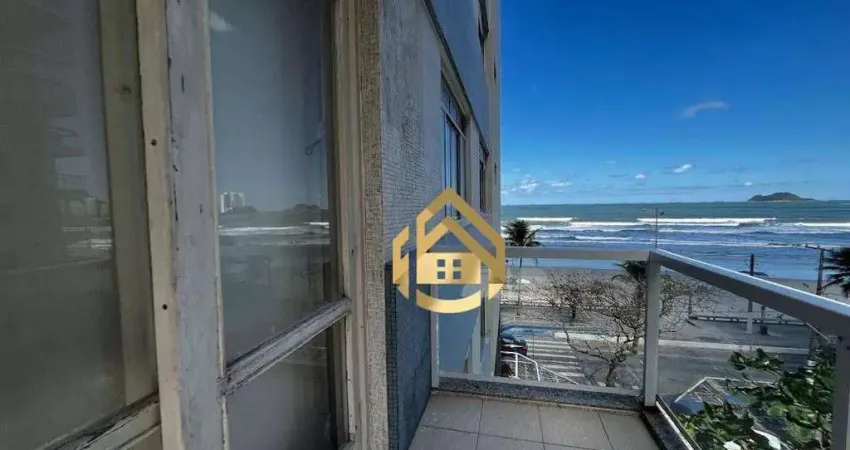 Apartamento com 3 dormitórios à venda, 99 m² por r$ 539.000,00 - praia das pitangueiras frente mar - guarujá/sp