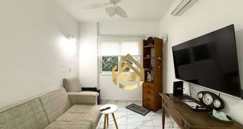 Apartamento com 1 dormitório à venda por r$ 370.000,00 - praia das pitangueiras - guarujá/sp