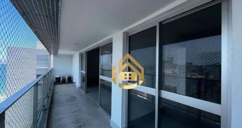 Apartamento com 3 dormitórios à venda, 350 m² por r$ 1.800.000,00 - praia das pitangueiras - guarujá/sp