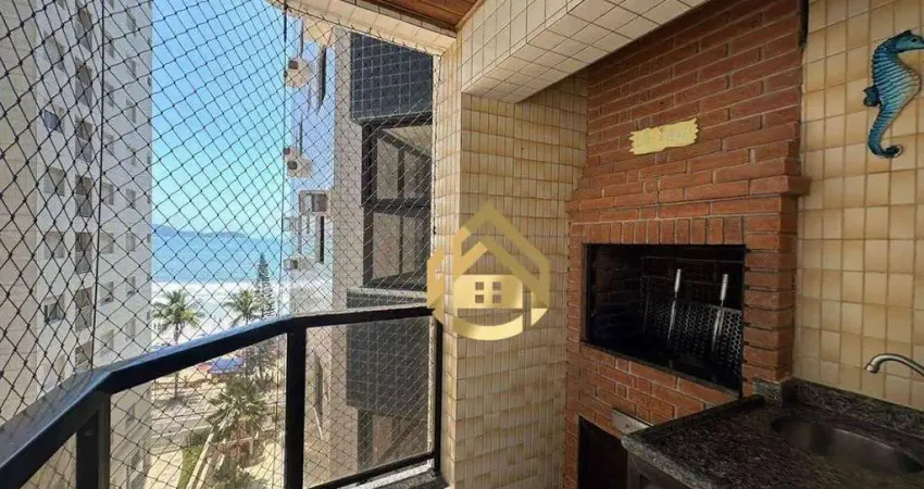 Apartamento com 4 dormitórios à venda, 140 m² por r$ 1.300.000,00 - praia das asturias frente mar - guarujá/sp