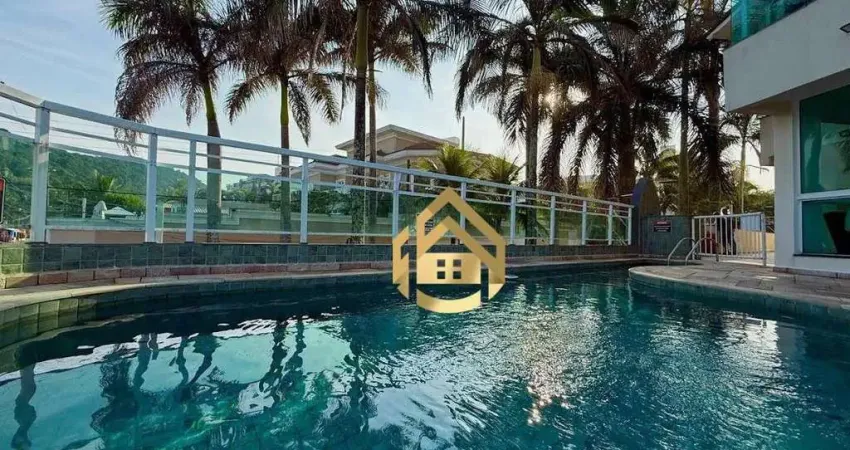 Apartamento com 1 dormitório à venda, 75 m² por r$ 640.000,00 - praia do tombo - guarujá/sp