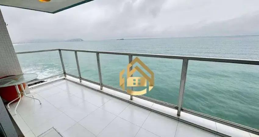 Apartamento com 4 dormitórios à venda por r$ 975.000,00 - praia das pitangueiras frente mar - guarujá/sp