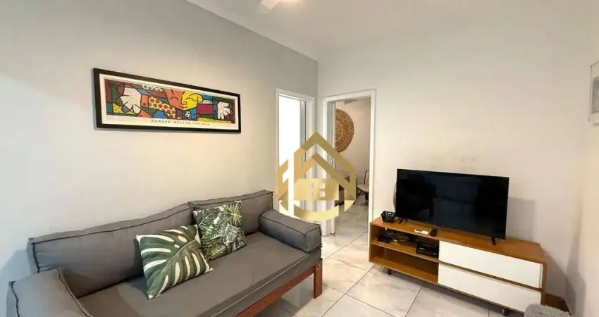 Apartamento com 2 dormitórios à venda por r$ 430.000,00 - vila alzira - guarujá/sp