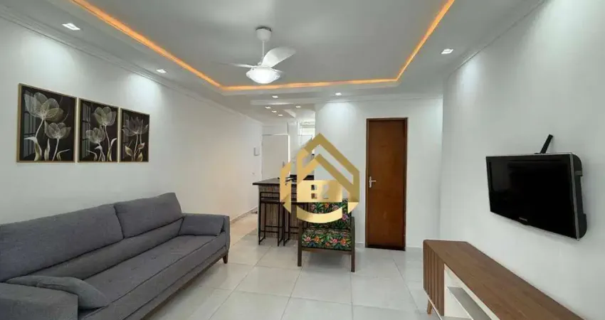 Apartamento vista mar com 1 dormitório à venda por r$ 380.000 - praia das pitangueiras - guarujá/sp