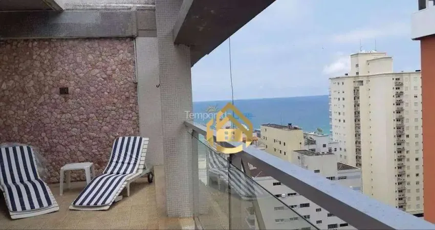 Cobertura com 3 dormitórios à venda, 160 m² por r$ 450.000,00 - praia das pitangueiras - guarujá/sp