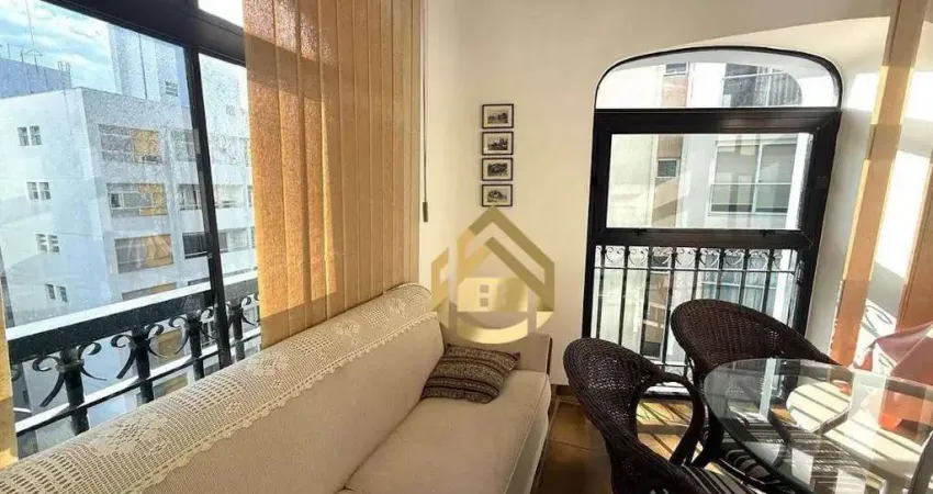 Apartamento com 3 dormitórios à venda, 140 m² por r$ 900.000 - na quadra da praia das pitangueiras - guarujá/sp