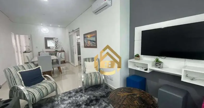 Apartamento com 3 dormitórios à venda, 118 m² por r$ 630.000,00 - praia das pitangueiras - guarujá/sp
