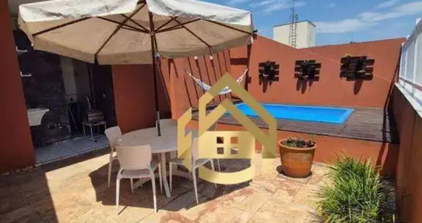 Cobertura com 3 dormitórios à venda, 196 m² por r$ 750.000,00 - praia das astúrias - guarujá/sp