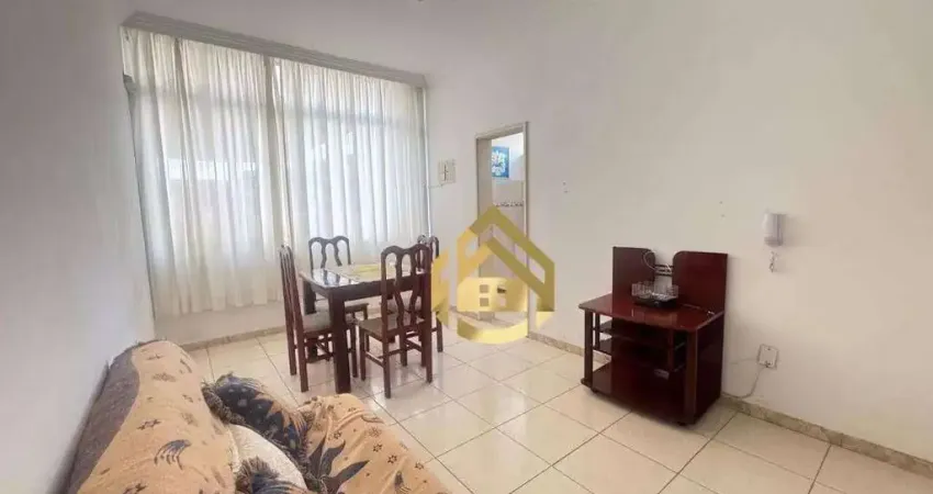Apartamento com 1 dormitório à venda, 47 m² por r$ 360.000,00 - praia das pitangueiras - guarujá/sp