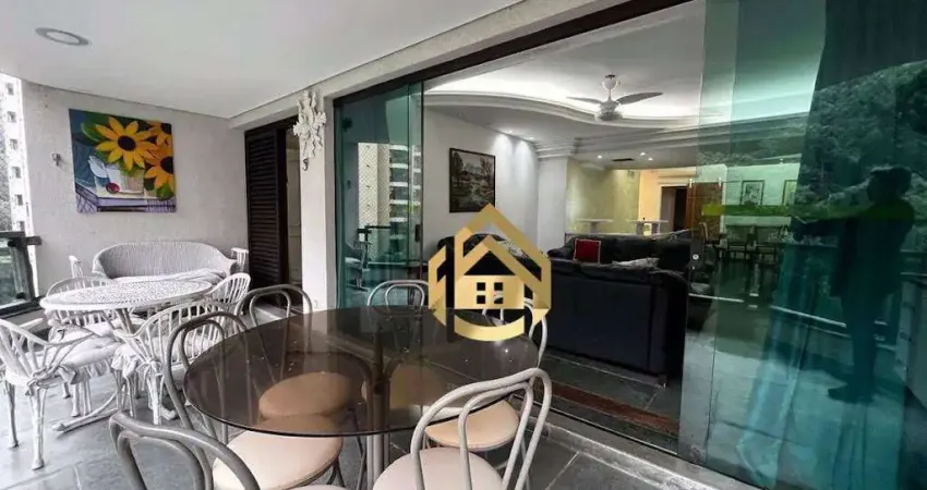 Apartamento com 4 dormitórios, 189 m² - venda por r$ 1.190.000,00 ou aluguel por r$ 10.800,00 - praia das pitangueiras - guarujá/sp