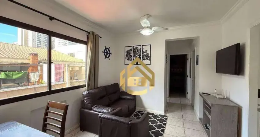 Apartamento com 2 dormitórios à venda, 80 m² por r$ 365.000,00 - praia das astúrias - guarujá/sp