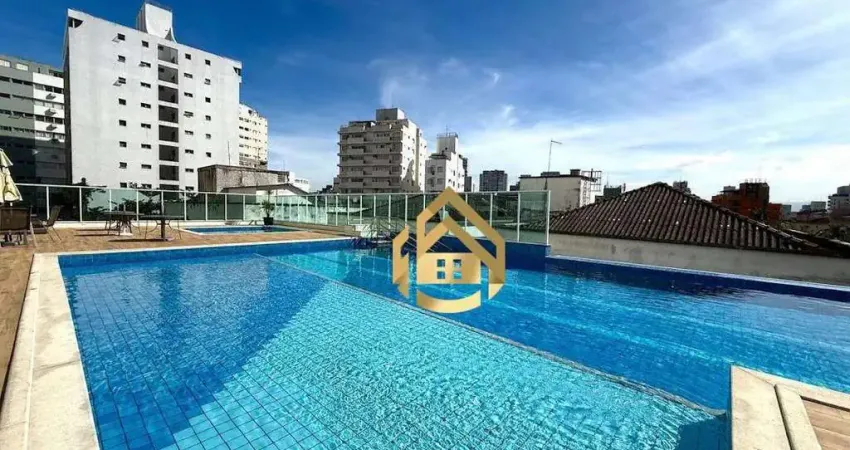 Apartamento com 3 dormitórios para alugar por r$ 6.500,00 - praia do tombo - guarujá/sp