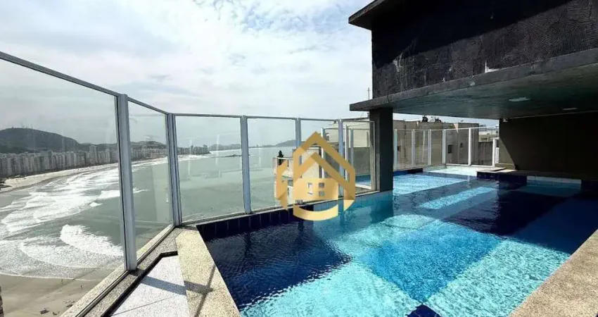 Apartamento com 3 dormitórios para alugar por r$ 10.000,00 - praia das astúrias - guarujá/sp