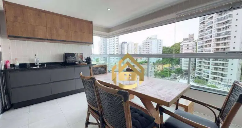 Apartamento com 2 dormitórios à venda por r$ 1.200.000,00 - praia do tombo - guarujá/sp