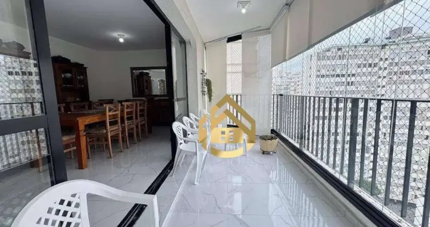Apartamento com 4 dormitórios à venda, 159 m² por r$ 1.350.000,00 - praia das pitangueiras - guarujá/sp