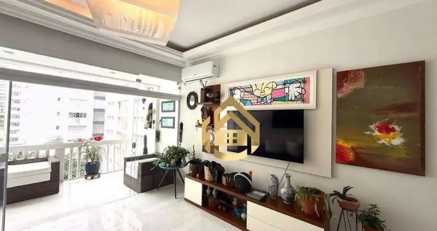 Apartamento com 3 dormitórios à venda, 150 m² por r$ 950.000,00 - praia das pitangueiras - guarujá/sp