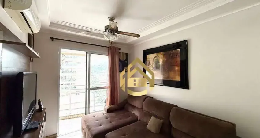 Apartamento com 3 dormitórios à venda, 80 m² por r$ 650.000,00 - praia das pitangueiras - guarujá/sp