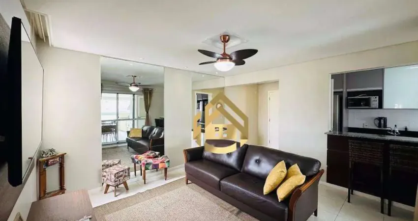 Apartamento com 3 dormitórios, 120 m² - venda por r$ 900.000,00 ou aluguel por r$ 8.617,84 - praia das pitangueiras - guarujá/sp