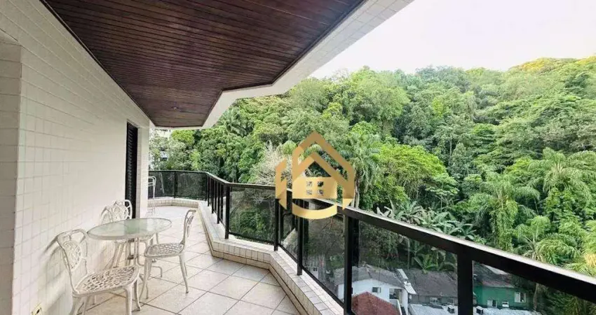Apartamento com 4 dormitórios à venda, 145 m² por r$ 850.000,00 - praia das pitangueiras - guarujá/sp
