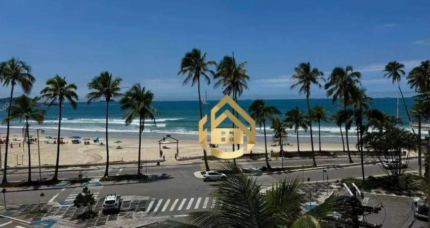 Apartamento com 3 dormitórios à venda por r$ 620.000,00 - praia das pitangueiras frente mar - guarujá/sp