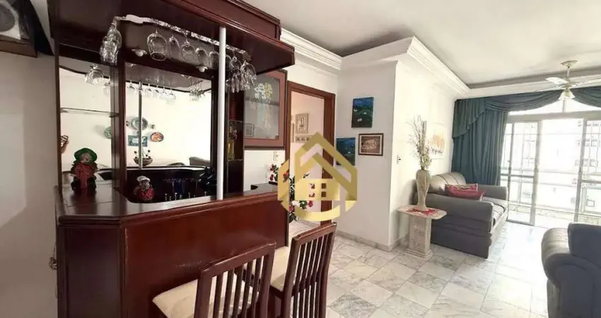 Apartamento com 3 dormitórios à venda, 135 m² por r$ 640.000,00 - praia das pitangueiras - guarujá/sp